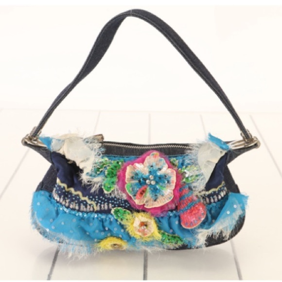 ESCADA handmade Italy mini bag Authentic - Picture 1 of 16